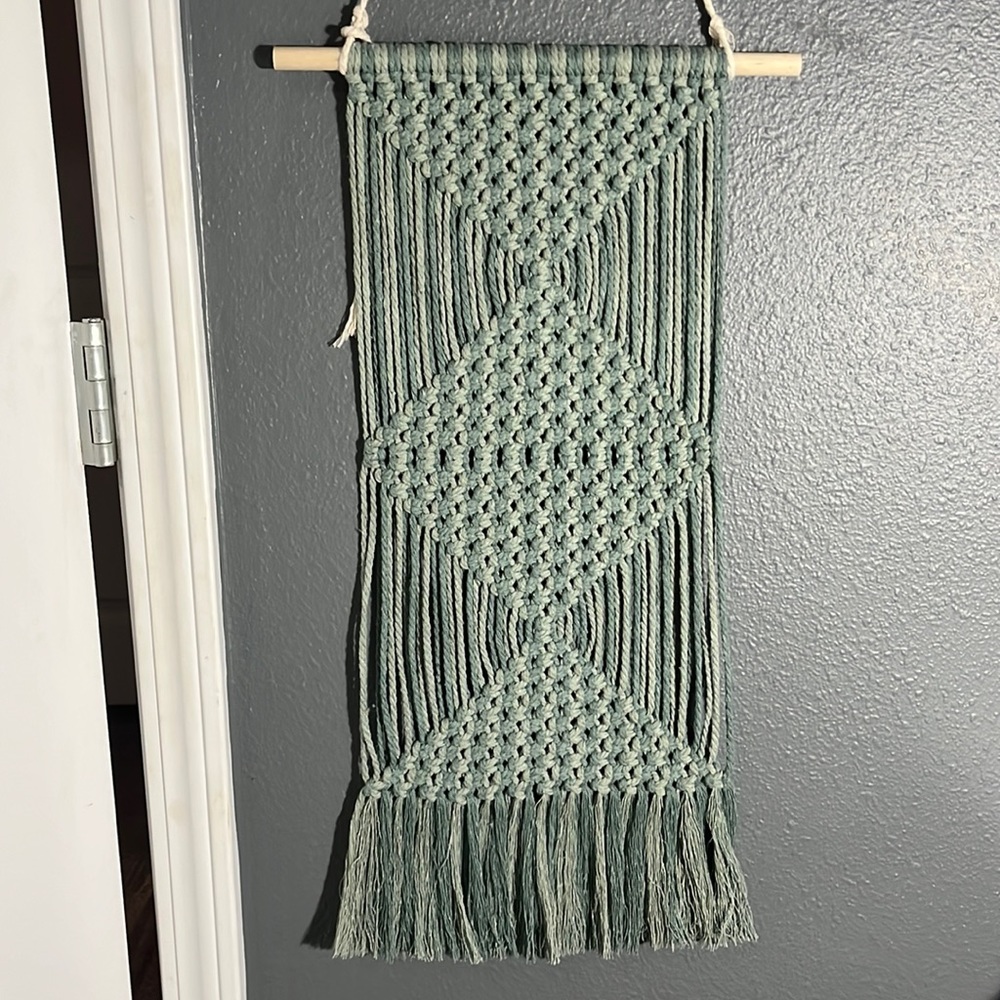 Agave and Sage Handmade Macrame Wall Hanging